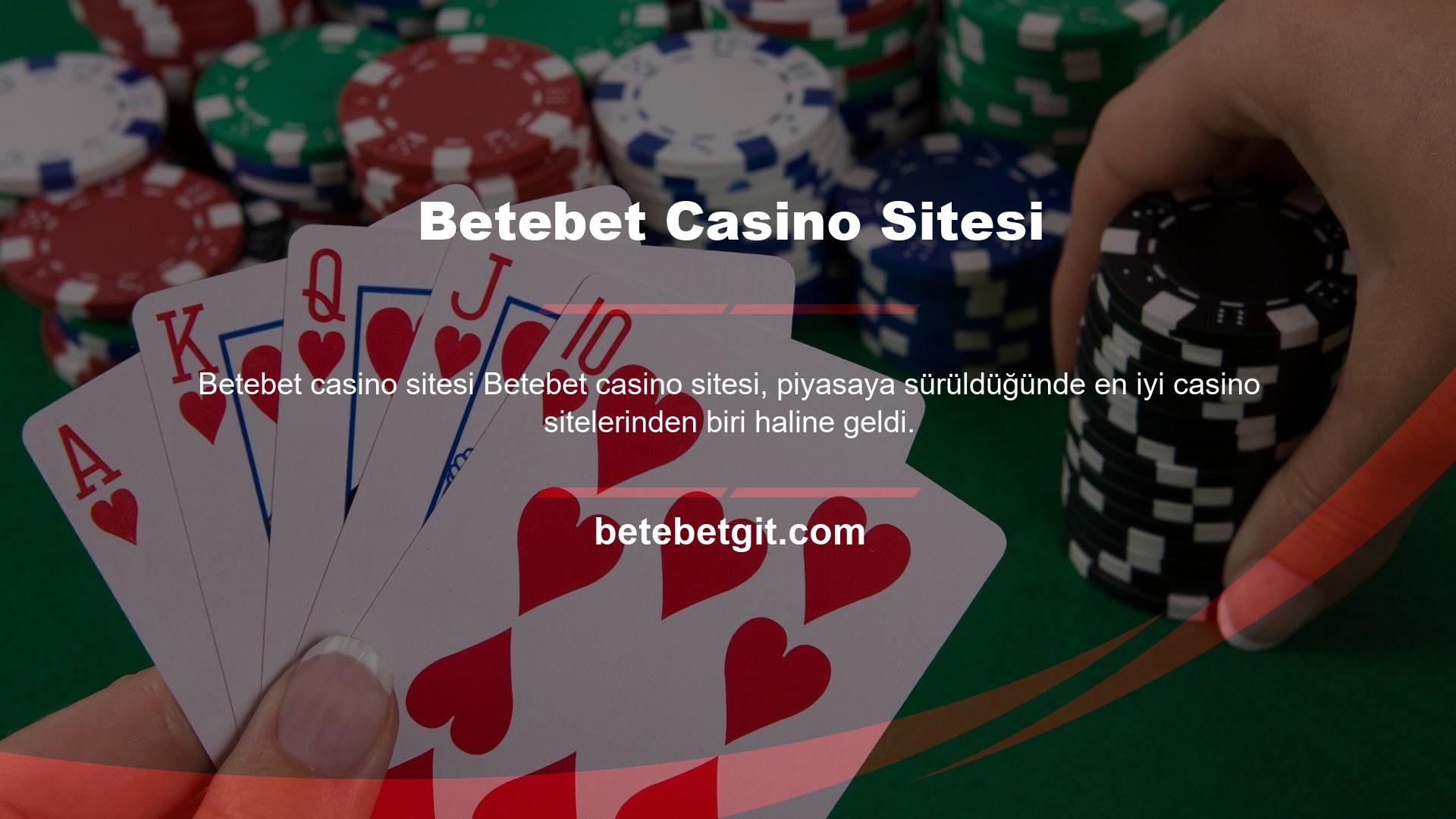 Site bir yandan casinolar ve slot makineleri için bir numaralı tercih, diğer yandan bahis ve canlı bahis için bir numaralı tercihtir